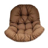 Maxbell Egg Chair Cushion Soft Washable Basket Chair Cushion for Patio Outdoor Porch Coffee