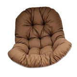 Maxbell Egg Chair Cushion Soft Washable Basket Chair Cushion for Patio Outdoor Porch Coffee