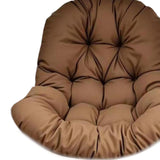 Maxbell Egg Chair Cushion Soft Washable Basket Chair Cushion for Patio Outdoor Porch Coffee