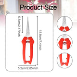 Maxbell Pruning Shears Cutting Trimming Gardening Hand Pruners for Plant Fruit Trees 18.8cmx5.2cm