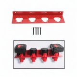 Maxbell 12V Battery Holder Metal Battery Stand High Strength Organizer for Workshops