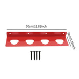 Maxbell 12V Battery Holder Metal Battery Stand High Strength Organizer for Workshops