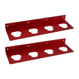 Maxbell 12V Battery Holder Metal Battery Stand High Strength Organizer for Workshops