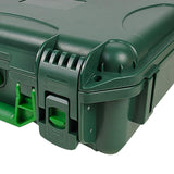 Maxbell Protector Hard Case Equipment Carrying Case without Foam Protective Tool Box Green