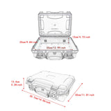Maxbell Protector Hard Case Equipment Carrying Case without Foam Protective Tool Box Green