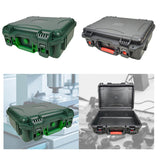 Maxbell Protector Hard Case Equipment Carrying Case without Foam Protective Tool Box Green