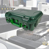 Maxbell Protector Hard Case Equipment Carrying Case without Foam Protective Tool Box Green