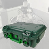 Maxbell Protector Hard Case Equipment Carrying Case without Foam Protective Tool Box Green