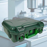 Maxbell Protector Hard Case Equipment Carrying Case without Foam Protective Tool Box Green