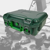 Maxbell Protector Hard Case Equipment Carrying Case without Foam Protective Tool Box Green