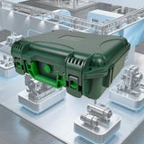 Maxbell Protector Hard Case Equipment Carrying Case without Foam Protective Tool Box Green