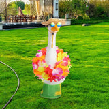 Maxbell Goose Outfit Lovely Funny Holiday Hawaiian Decorative for Outdoor Lawn Porch