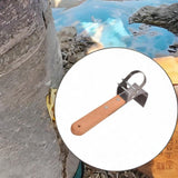 Maxbell Draw Spud Debarking Tool Log Peeler Draw Removal Tool for Orchard Fruit Tree