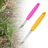 Maxbell Manual Weeder Metal Weeding Fork for Transplant Digging and Shoveling Bonsai Length 18.5cm