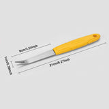 Maxbell Manual Weeder Metal Weeding Fork for Transplant Digging and Shoveling Bonsai Length 21cm