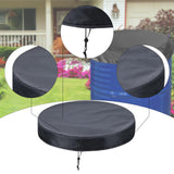 Maxbell Drum Cover for Protection Portable Waterproof for Backyard Factories Outdoor 65 cmx10 cm