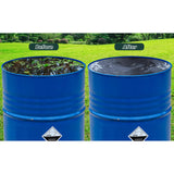 Maxbell Drum Cover for Protection Portable Waterproof for Backyard Factories Outdoor 85 cmx10 cm