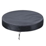 Maxbell Drum Cover for Protection Portable Waterproof for Backyard Factories Outdoor 85 cmx10 cm