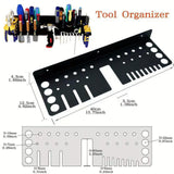 Maxbell Screwdriver Holder Easy to Install Space Saving Wall Mounted Holder for Shed