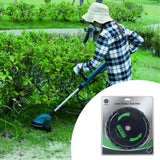 Maxbell 9” 20 Tooth Chainsaw Brush Cutter Blade for Clearing Underbrush Cutting Bush