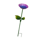 Maxbell Heavy Duty Bird Bath Bowl with Metal Stake Stand for Lawn Yard Garden Violet