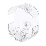 Maxbell Window Bird Feeder Transparent with Enhanced Suction Grip Acrylic Birdfeeder