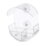Maxbell Window Bird Feeder Transparent with Enhanced Suction Grip Acrylic Birdfeeder