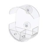 Maxbell Window Bird Feeder Transparent with Enhanced Suction Grip Acrylic Birdfeeder