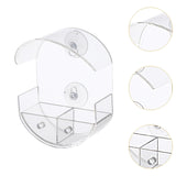 Maxbell Window Bird Feeder Transparent with Enhanced Suction Grip Acrylic Birdfeeder