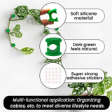 Maxbell Plant Clips Fixer Flower Vine Clip for Indoor Outdoor Melon Cable Management 5pcs