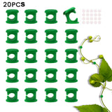 Maxbell Plant Clips Fixer Flower Vine Clip for Indoor Outdoor Melon Cable Management 20pcs