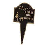 Maxbell Please Clean up after Your Dog Sign Decorative Garden Stake for Park Pathway