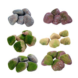Maxbell 5Pcs Fake Rocks Diorama Faux Rocks for Yard Floral Arrangements Fairy Garden A