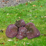 Maxbell 5Pcs Fake Rocks Diorama Faux Rocks for Yard Floral Arrangements Fairy Garden A