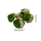 Maxbell 5Pcs Fake Rocks Diorama Faux Rocks for Yard Floral Arrangements Fairy Garden D
