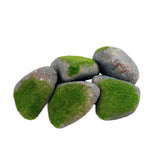 Maxbell 5Pcs Fake Rocks Diorama Faux Rocks for Yard Floral Arrangements Fairy Garden F
