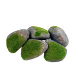 Maxbell 5Pcs Fake Rocks Diorama Faux Rocks for Yard Floral Arrangements Fairy Garden F