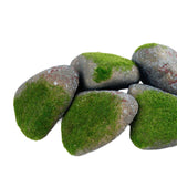 Maxbell 5Pcs Fake Rocks Diorama Faux Rocks for Yard Floral Arrangements Fairy Garden F