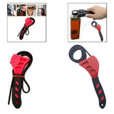 Maxbell Adjustable Filter Strap Wrench Versatile for Glue Joints, PVC Junctions 6inch