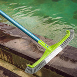 Maxbell Pool Brush Head Hand Tool Bathroom Flexible Floor Tile Brush Pool Wall Brush