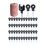 Maxbell Electric Fence Insulators Screw in Farms Animal 200M Electric Fence Poly Wire