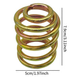 Maxbell 2 Pieces Compression Seat Springs Compact Practical Portable Mower Seat Part