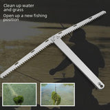 Maxbell Aquatic Weed Cutter Foldable Compact Garden Knife for Digging Planting Lakes 39.5cm