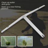 Maxbell Aquatic Weed Cutter Foldable Compact Garden Knife for Digging Planting Lakes 49.5cm