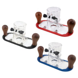 Maxbell Wood Router Base Adjustable Slotting Bracket for Furniture Opening Engraving Black