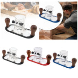 Maxbell Wood Router Base Adjustable Slotting Bracket for Furniture Opening Engraving Black
