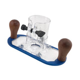 Maxbell Wood Router Base Adjustable Slotting Bracket for Furniture Opening Engraving Blue