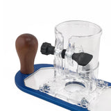 Maxbell Wood Router Base Adjustable Slotting Bracket for Furniture Opening Engraving Blue