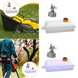 Maxbell Impact Rammer Gas Tank Large Gas Canister for Mower Electric Tampers Trimmer White