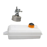 Maxbell Impact Rammer Gas Tank Large Gas Canister for Mower Electric Tampers Trimmer White
